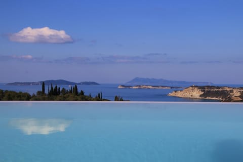 Natural landscape, Pool view, Sea view, Swimming pool
