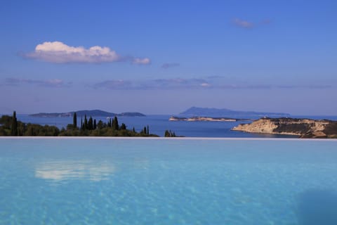 Natural landscape, Pool view, Sea view, Swimming pool