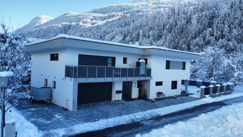 Property building, Winter, Mountain view