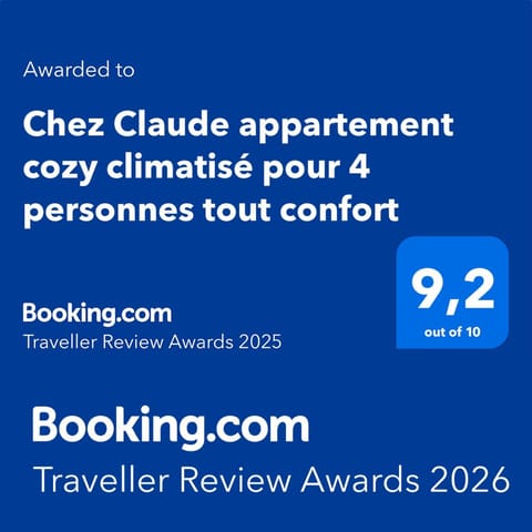 Chez Claude appartement cozy climatisé pour 4 personnes tout confort Apartment in Hauts-de-France