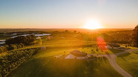 Bird's eye view, Mountain view, Sunrise