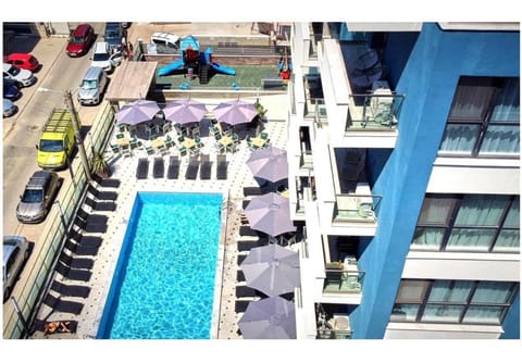 Bird's eye view, Swimming pool, sunbed