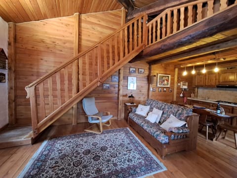 Living room, kitchen