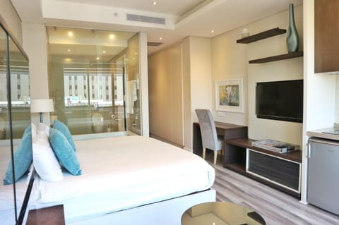 Bed, TV and multimedia