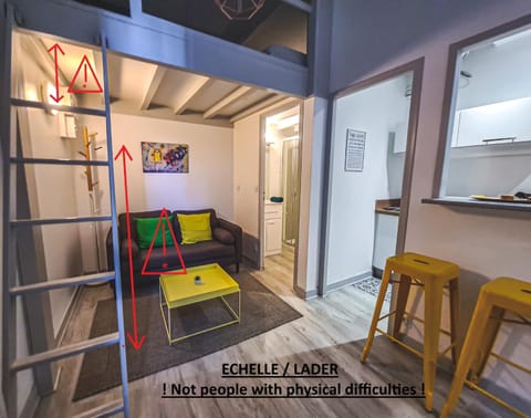 Yellow Studio - Poitiers Coeur de ville Apartment in Poitiers