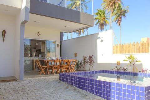 View (from property/room), Balcony/Terrace, Dining area, Pool view, Swimming pool