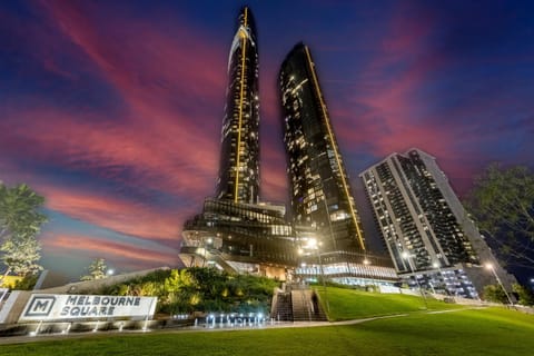 Property building, Night, City view