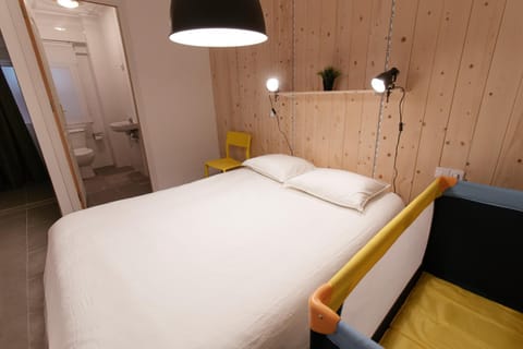 Bed, Bathroom, Bedroom