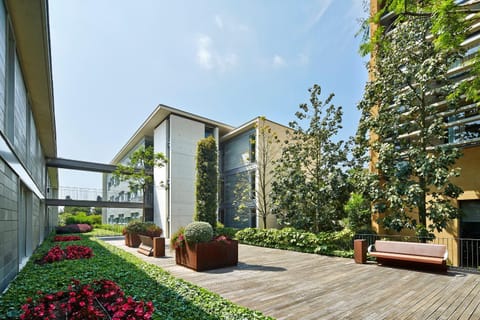 Property building, Garden, Garden view