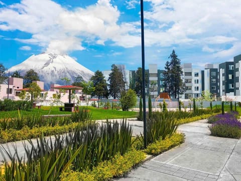 Day, Neighbourhood, Garden, Mountain view