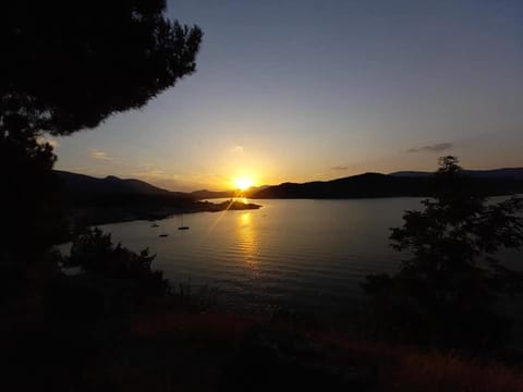 Nearby landmark, Natural landscape, River view, Sunset