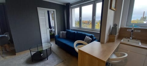 Kitchen or kitchenette, Living room, Seating area