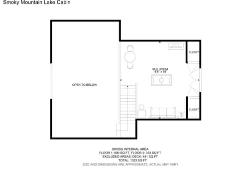 A Smoky Mountain Lake Cabin - Spacious Smoky Mountain Getaway Perfect for Families & Groups Cabin in Douglas Lake