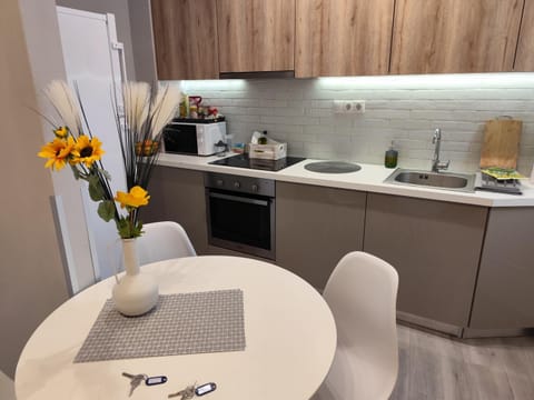 Kitchen or kitchenette, Dining area