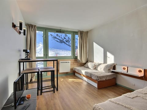Joli studio pour 3/4 pers. face aux pistes avec balcon ensoleillé - FR-1-455-226 Apartment in Mâcot-la-Plagne