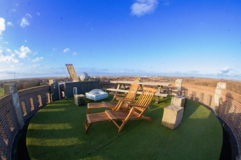 Natural landscape, sunbed