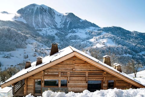 Lodge Les Murailles Luxury Unique Alpin Chalet Manigod La Clusaz House in Manigod