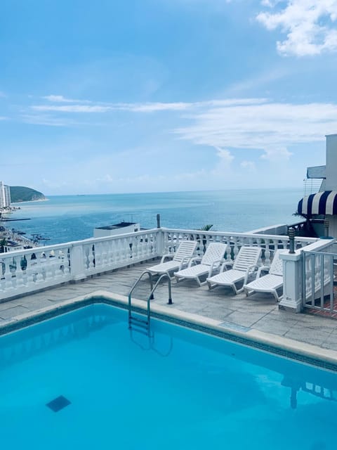 Pool view, Sea view, Swimming pool