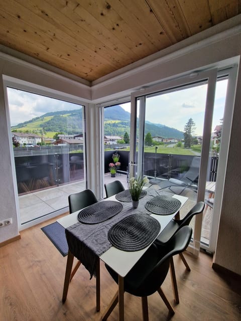 Natural landscape, View (from property/room), Dining area, Mountain view