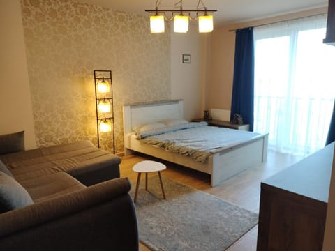 Bed, Living room, Photo of the whole room, Seating area, Bedroom