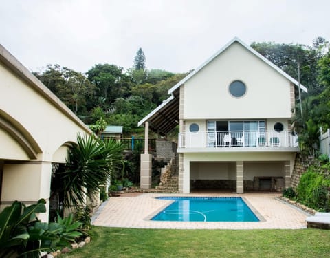 Property building, Patio, Garden, Pool view, Swimming pool