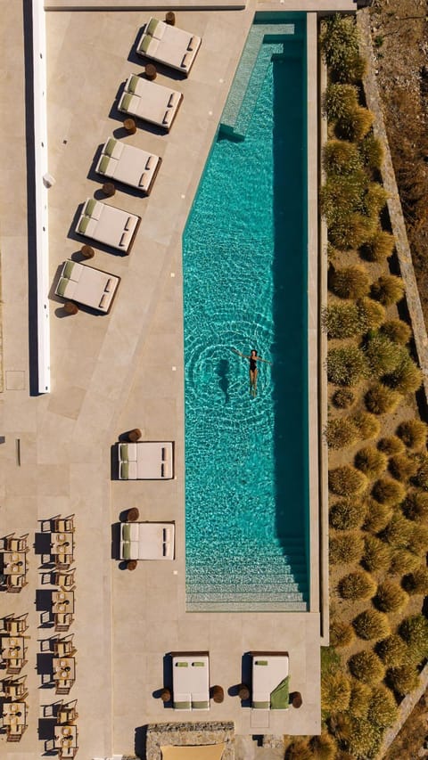 Day, Bird's eye view, Pool view, Sea view, Swimming pool, sunbed