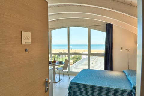 Bed, View (from property/room), Bedroom, Sea view
