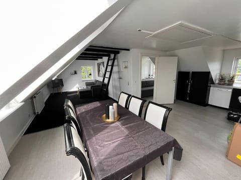 Kitchen or kitchenette, Living room, Seating area, Dining area, oven, stove