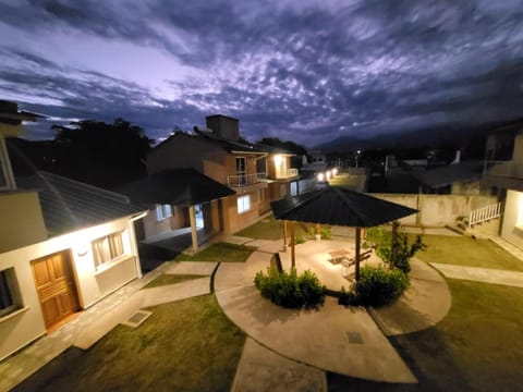 Property building, Night, Natural landscape, Lobby or reception, On site, Garden view, Mountain view, Sunset