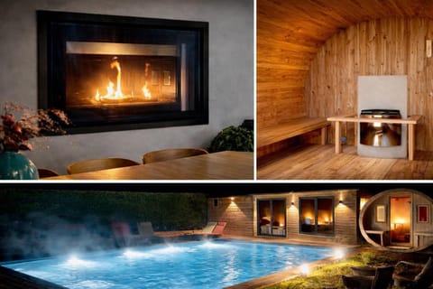 Sauna, Fitness centre/facilities, Swimming pool, fireplace