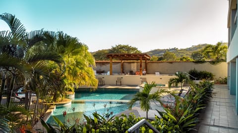 Garden, Swimming pool, sunbed