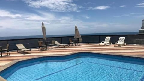 View (from property/room), Balcony/Terrace, Pool view, Sea view, Swimming pool