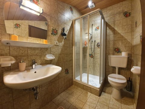 Shower, Toilet, towels