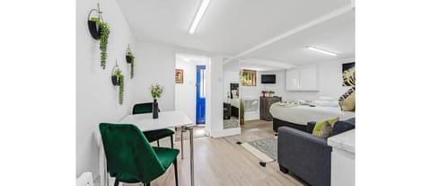 Bed, TV and multimedia, Kitchen or kitchenette, Living room, Seating area, Dining area, Bedroom
