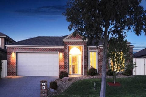 Property building, Night, Garden, Garden view