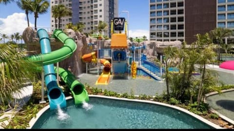 Day, Children play ground, Aqua park, Pool view, Swimming pool
