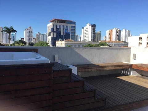 Property building, Hot Tub, Balcony/Terrace, City view