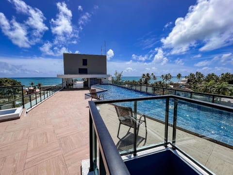 Seating area, City view, Sea view, Street view, Area and facilities, Swimming pool