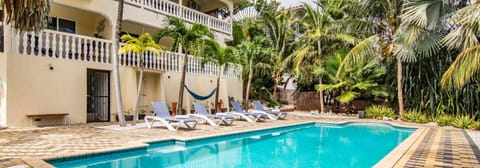 View (from property/room), Swimming pool, sunbed