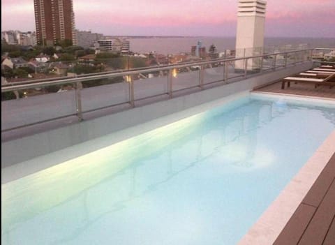 Balcony/Terrace, Balcony/Terrace, Pool view, Swimming pool, Sunset