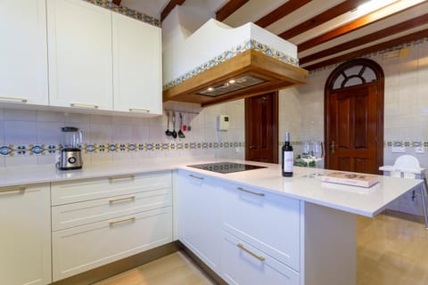 Andalusian villa on the sea and the bay of Malaga Villa in Malaga