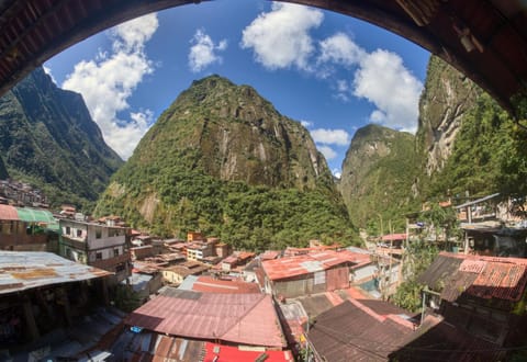 Day, Natural landscape, City view, Mountain view