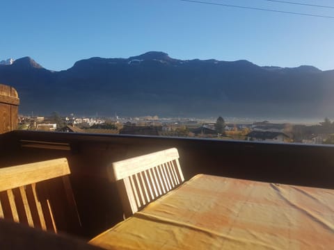 View (from property/room), Balcony/Terrace, Mountain view