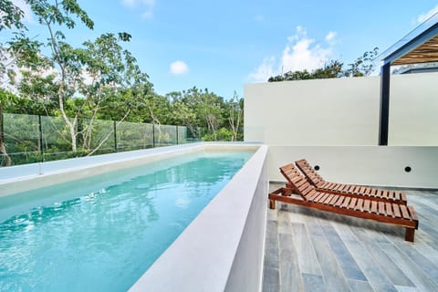 Natural landscape, Swimming pool, sunbed