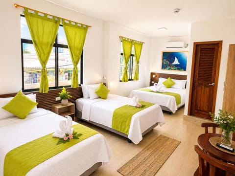 Bed, TV and multimedia, air conditioner
