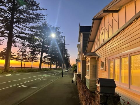 Property building, Street view, Sunrise