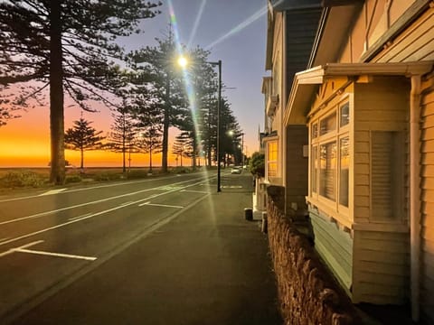 Property building, Street view, Sunrise, Parking