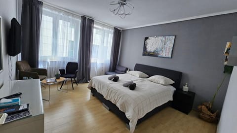 Bed, TV and multimedia, Photo of the whole room, Bedroom