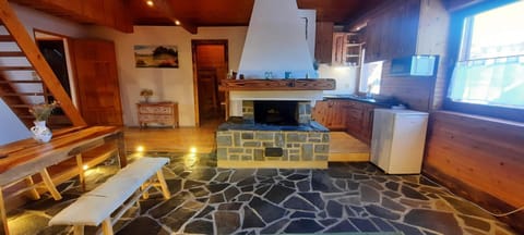 Living room, Dining area, Dinner, flat iron
