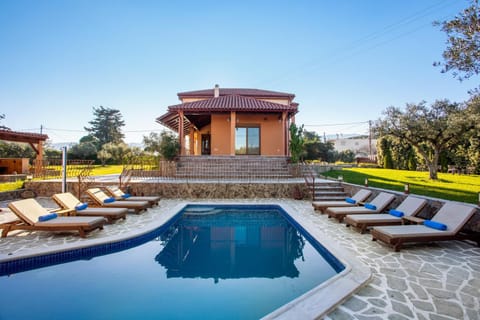 Property building, Living room, Swimming pool